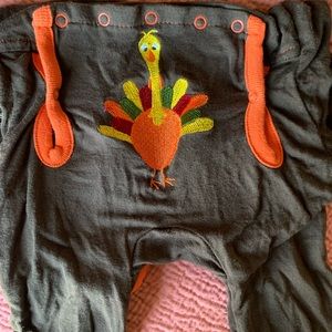 Kickee Thanksgiving Turkey Coverall